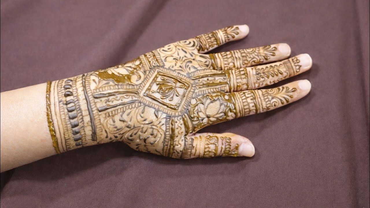 Latest Full Hand Mehndi Design | Clean & Detailed Henna Art