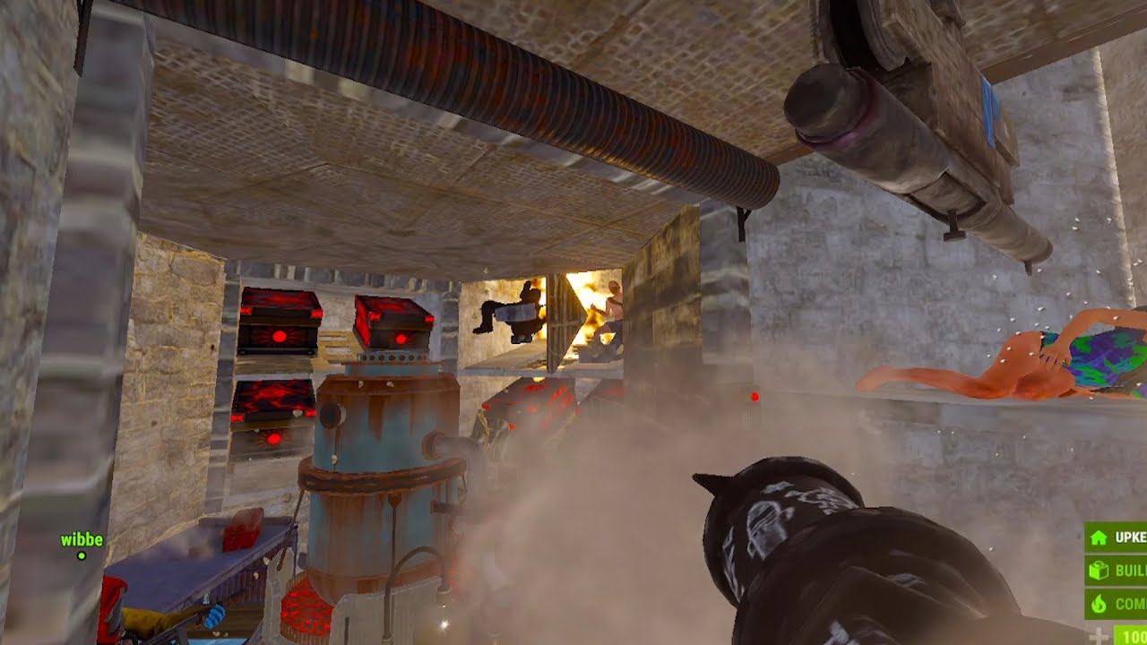 Aftermath of MESSING with a ZERG on RUST...