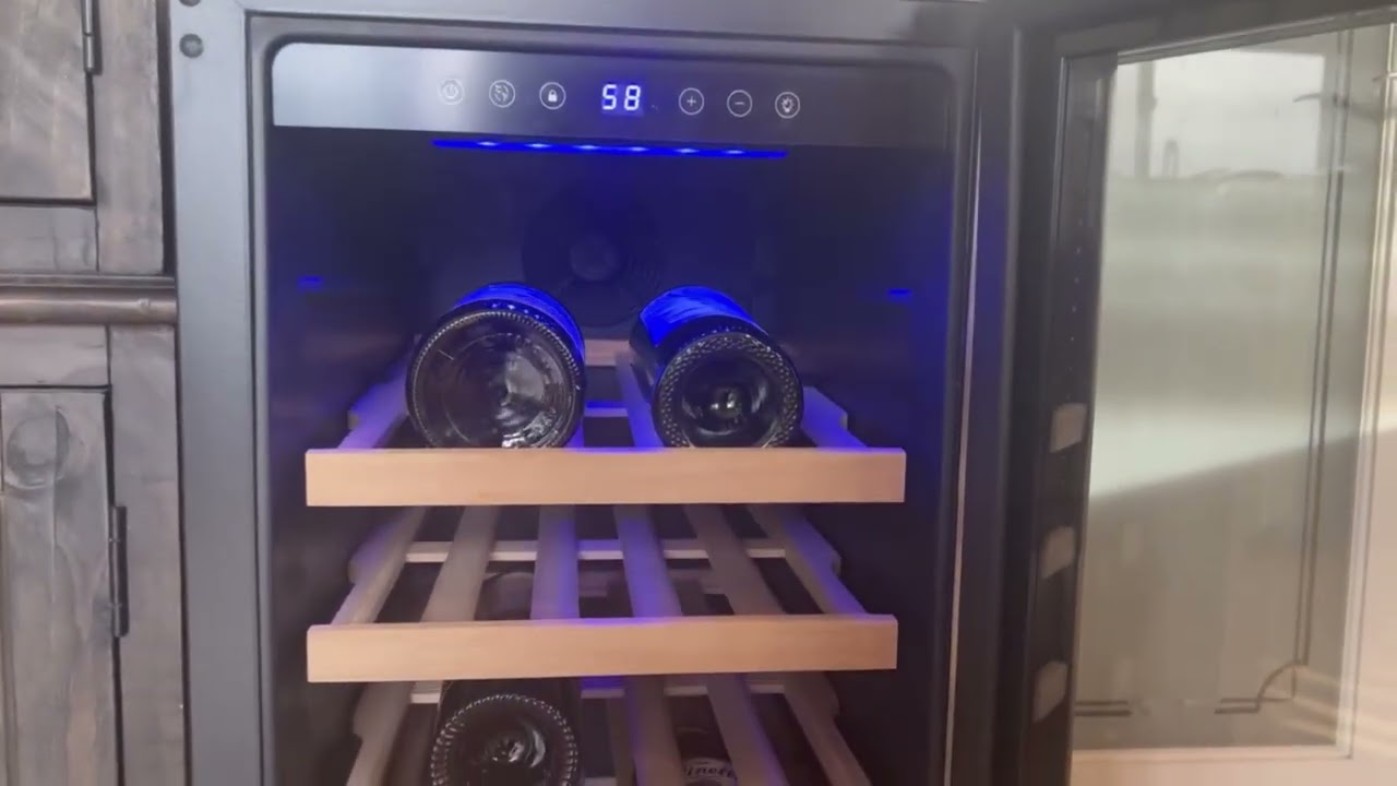 BODEGA 15 Inch Wine Cooler Review, Quiet work, Beautiful wine cooler, sleek addition to our kitchen