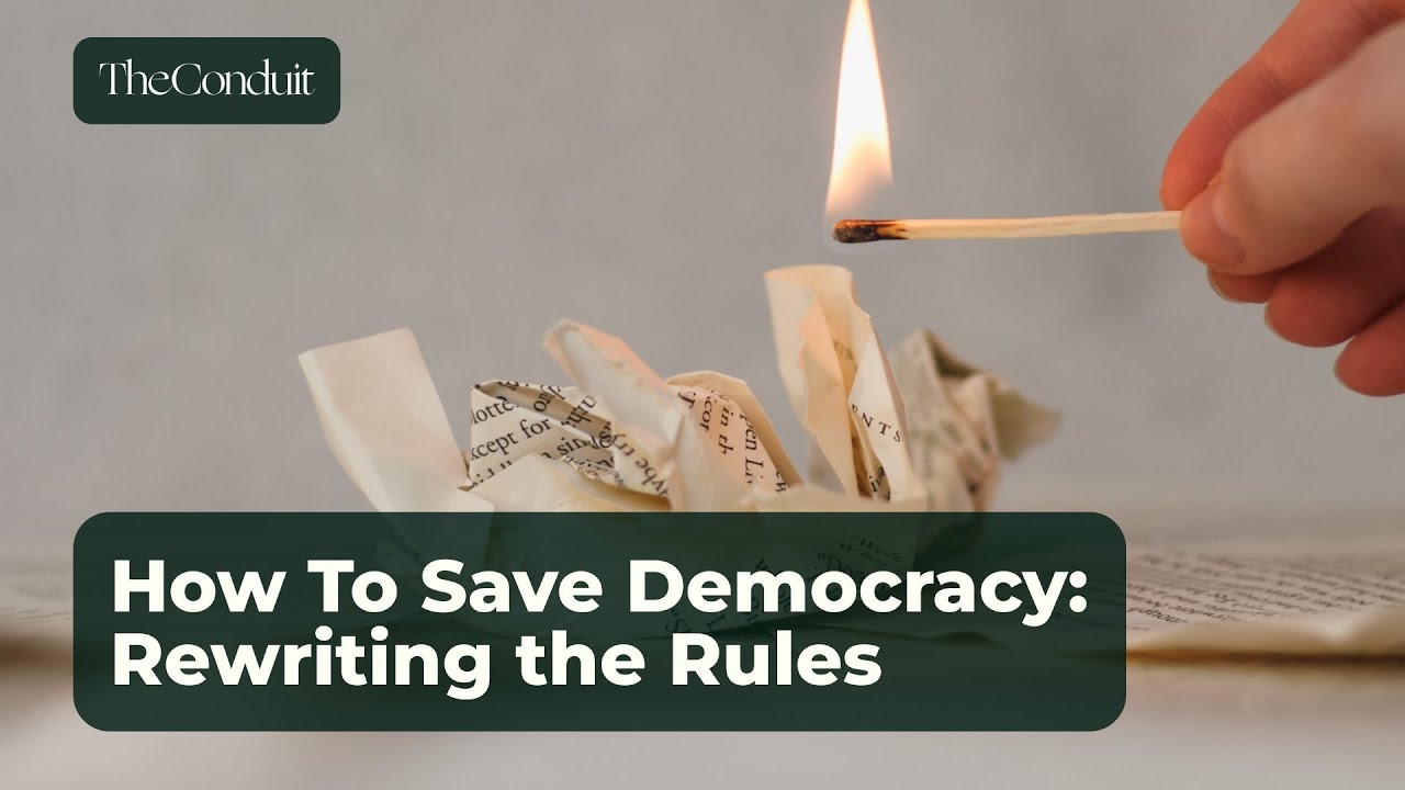 How To Save Democracy: Rewriting the Rules