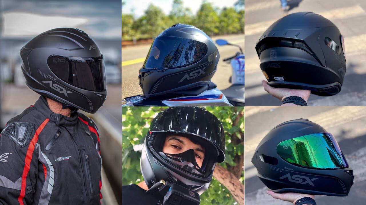 CAPACETE ASX DRAKEN PRETO FOSCO (3 MESES DE USO, MINHA OPINIÃO)