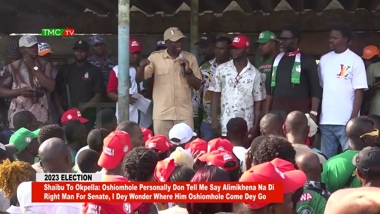 Shaibu To Okpella: Oshiomhole Personally Don Tell Me Say Alimikhena Na Di Right Man For Senate
