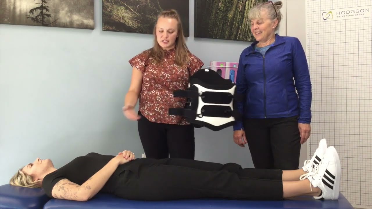 Hodgson Orthopedic Group - How To Use a Lumbosacral Orthosis (LSO) Brace