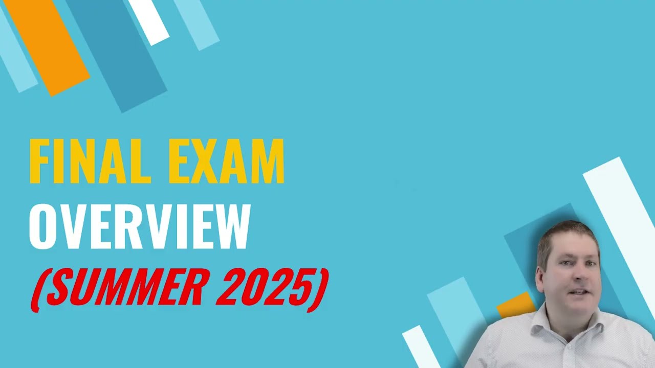 CS1032: Final Exam Overview (Summer 2025)