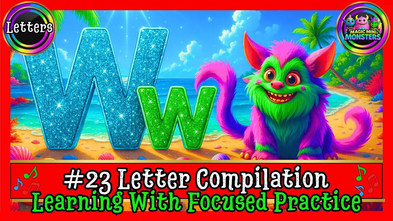 #23 Letter Compilation | Focused Lessons | Magic Mini Monsters | 