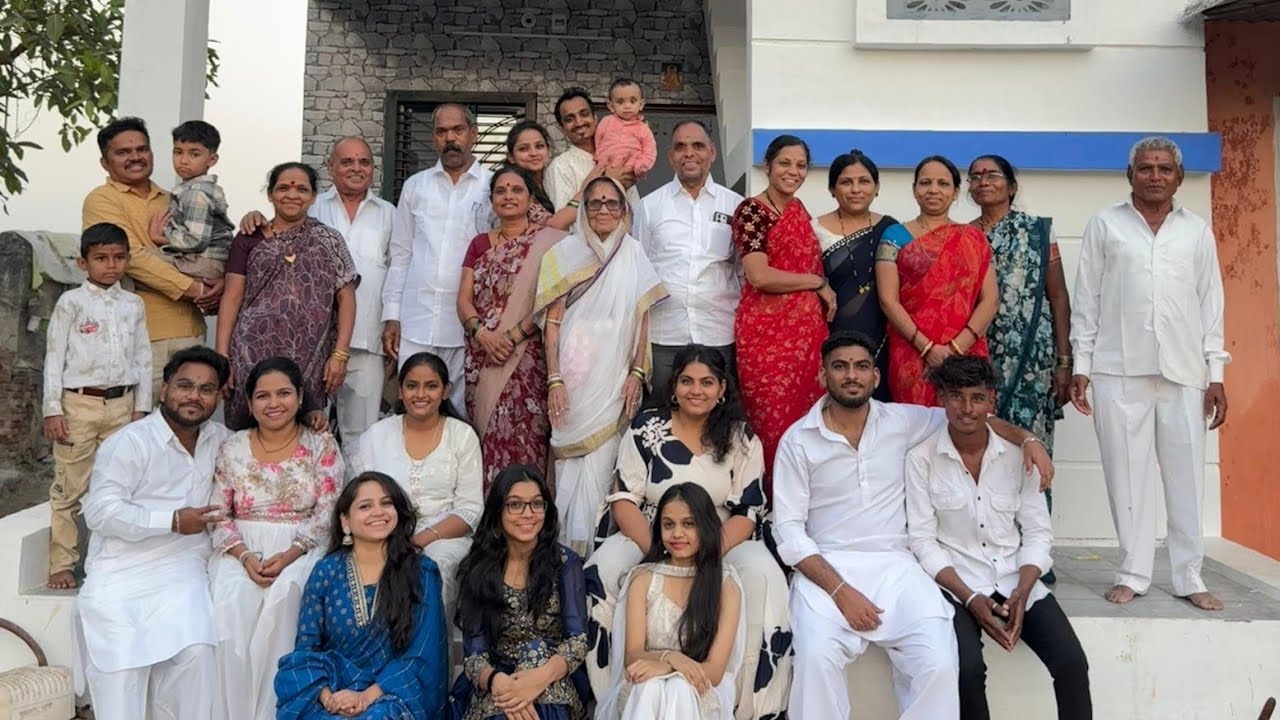 Gavacha Gharachi Pooja | Memories with Family ❤️ | part 01