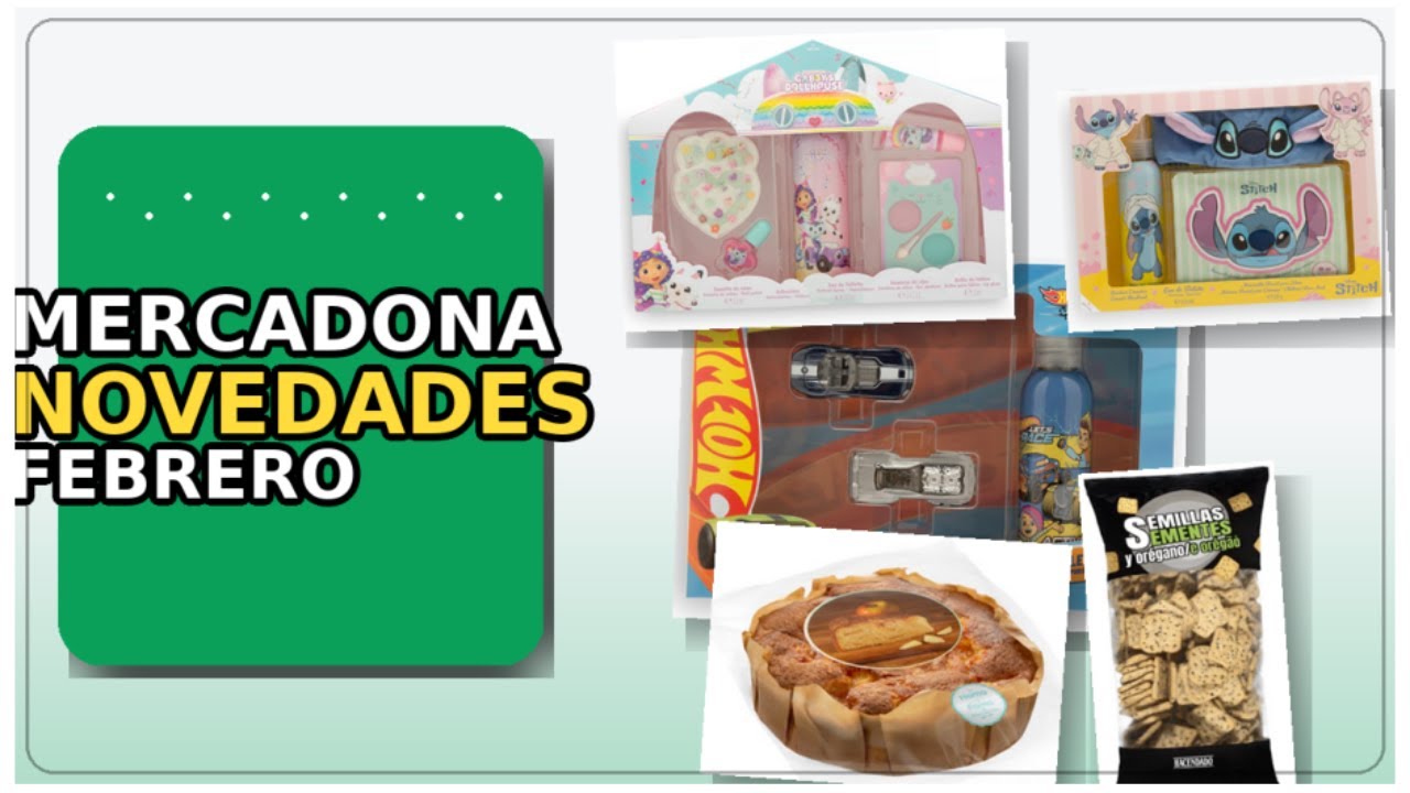 Mercadona a examen: galletas de semillas y bizcocho + lotes de colonia infantil (Hot Wheels, Stitch,