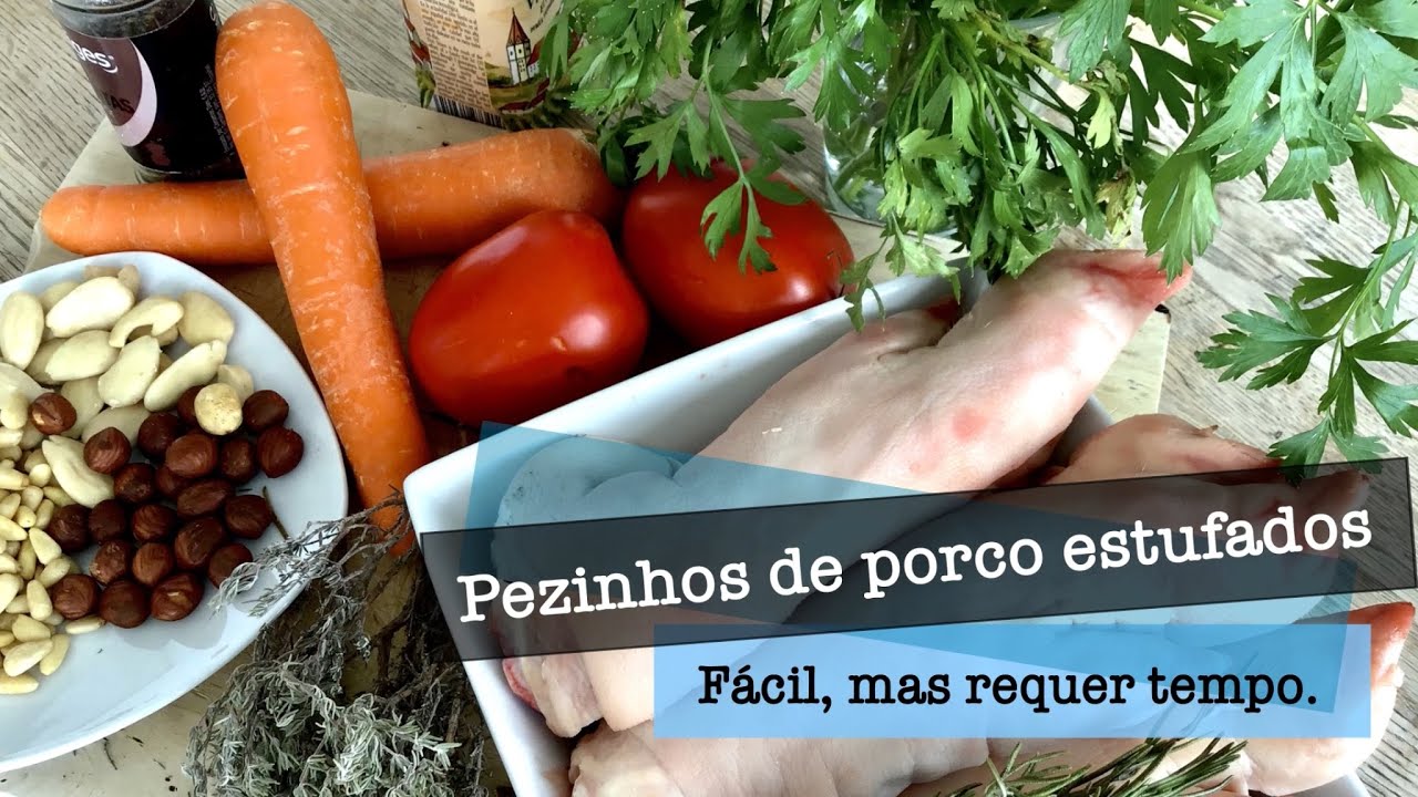 Pezinhos de porco estufados / Stewed pork feet / Manitas de cerdo guisadas