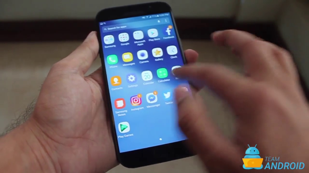 How to Take Screenshots on Samsung Galaxy A7 2017