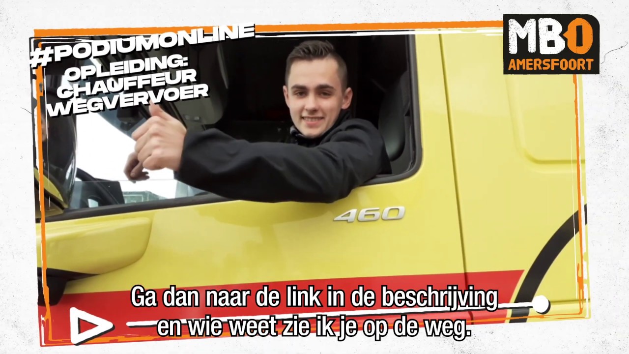 Robin, 1e jaars Opleiding Chauffeur wegvervoer - School voor Techniek