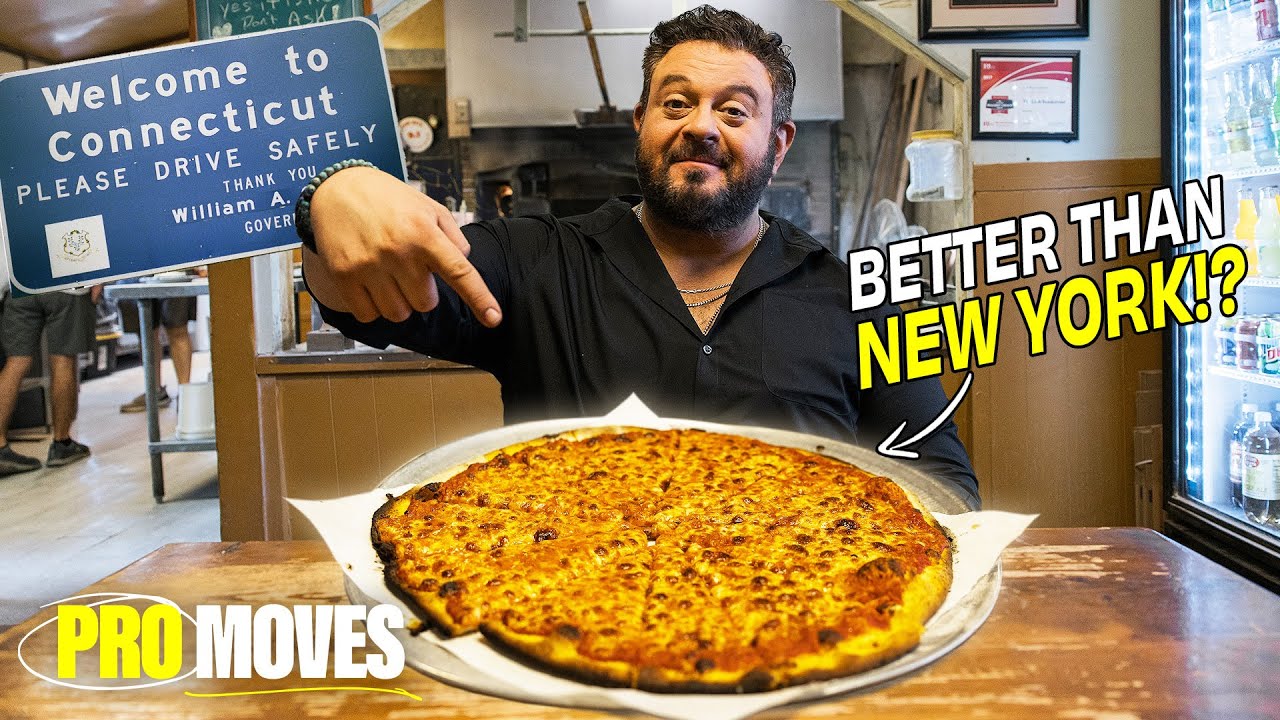 Adam Richman Explores the Pizza Capital of the World (New Haven, CT) | Pro Moves