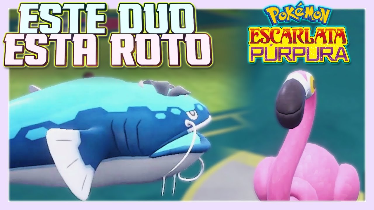 LA ESTRATEGIA MÁS ROTA y ABSURDA de POKÉMON ESCARLATA y PÚRPURA! DONDOZO Y FLAMIGO SON INVENCIBLES