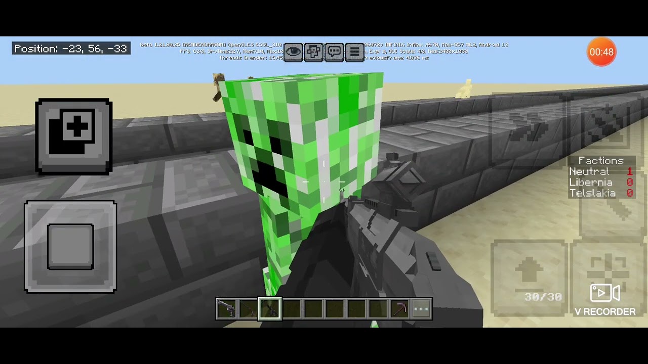 i killed the sus creeper and the zombie is playing and another zombie is run