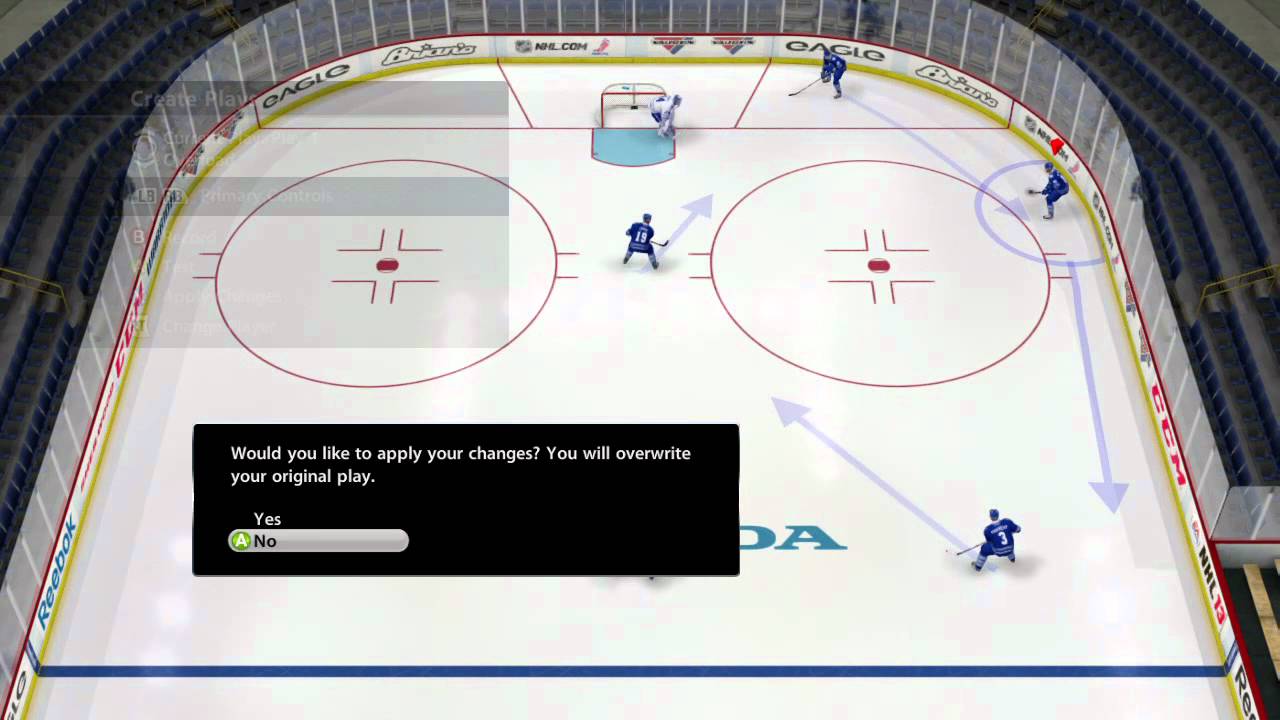 NHL 13 Tutorial: Create a Play (Created by 2BCProductions2BC)