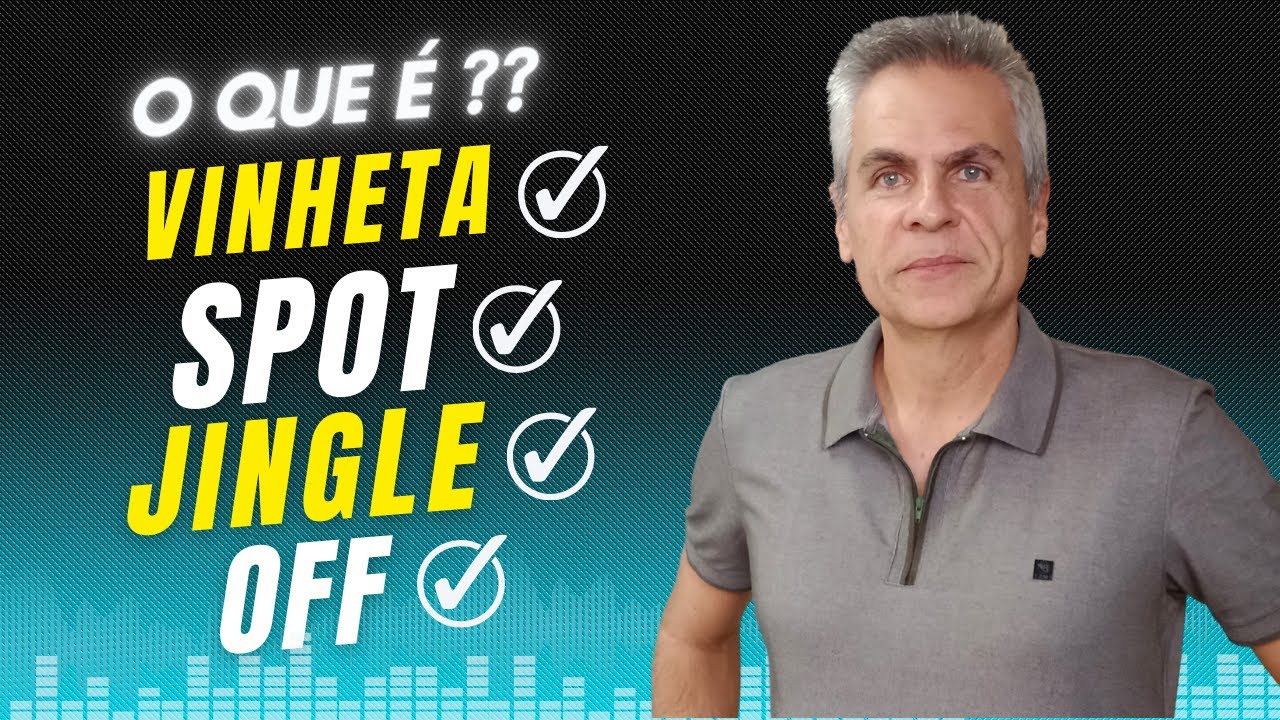 DIFERENÇA ENTRE VINHETA, SPOT, JINGLE E OFF // COM EXEMPLOS PRÁTICOS