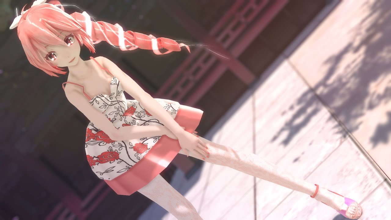 【MMD】樱花下起舞的Teto酱【桃花旗袍】