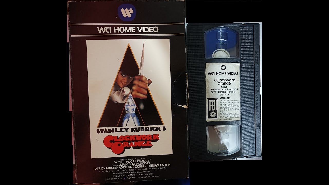 Closing to A Clockwork Orange 1980 VHS