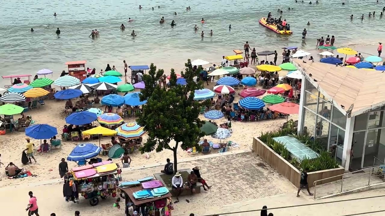 🔵🏖️ Praia do Morro — Domingo 04/01/2026 em #sol Guarapari ES às 14:15. 