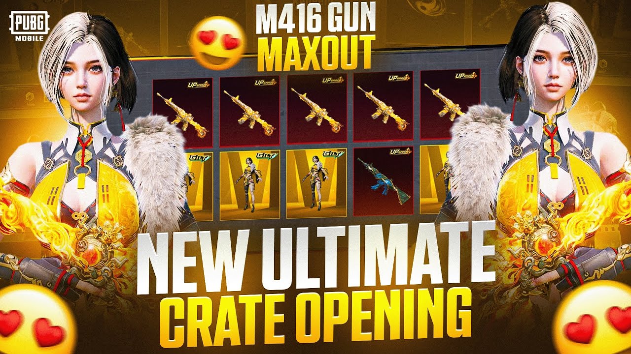 😱NEW M416 AND ULTIMATE SPIN CRATE OPENING MAXOUT
