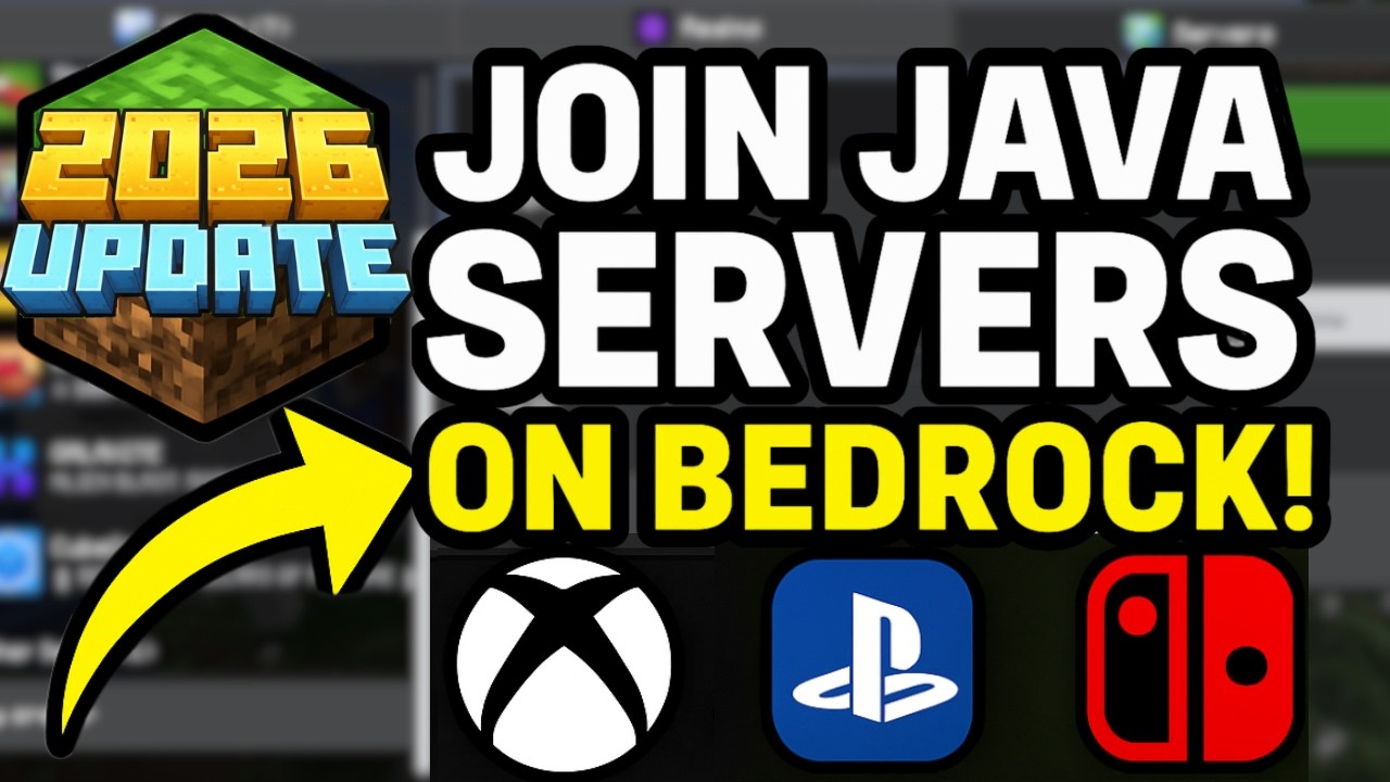Как подключиться к ЛЮБОМУ Java-серверу из Bedrock (обновление 2026 года) (Xbox, PlayStation, Switch)