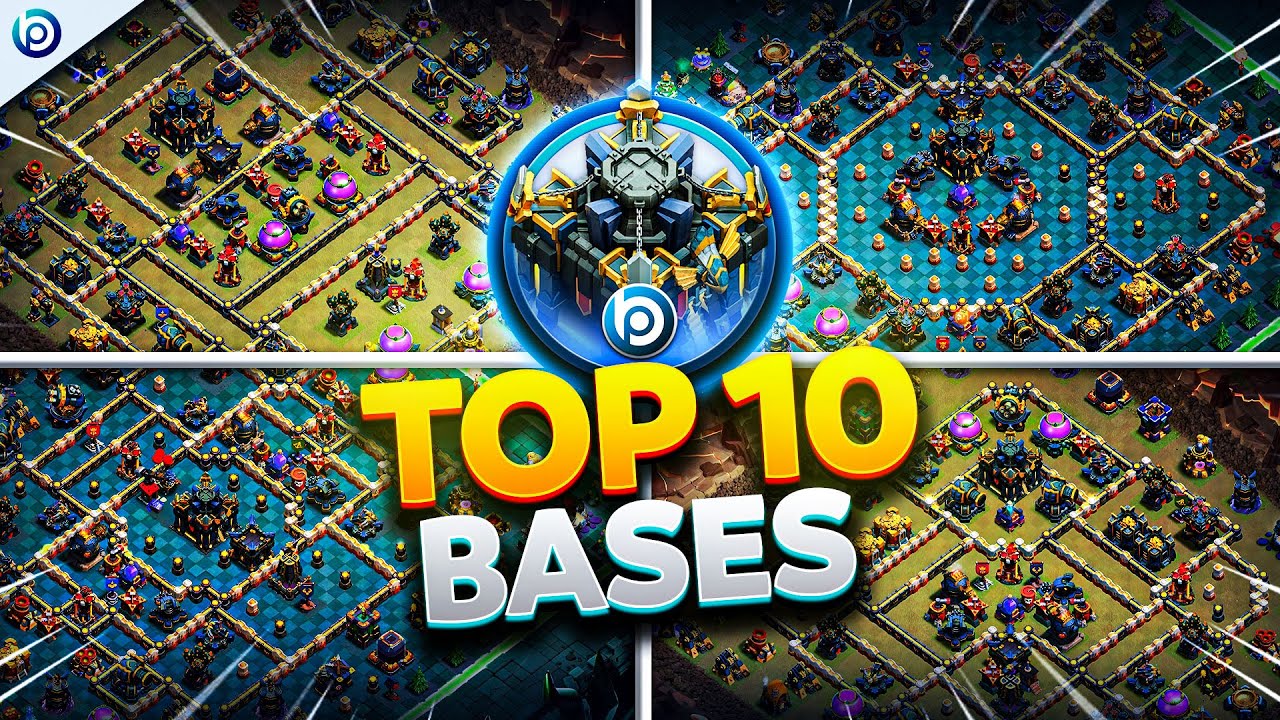 TOP 10 Best TH17 Blueprint CoC BASES of 2025 (CWL/Hybrid/War/Trophy) with Link | CoC Town Hall 17