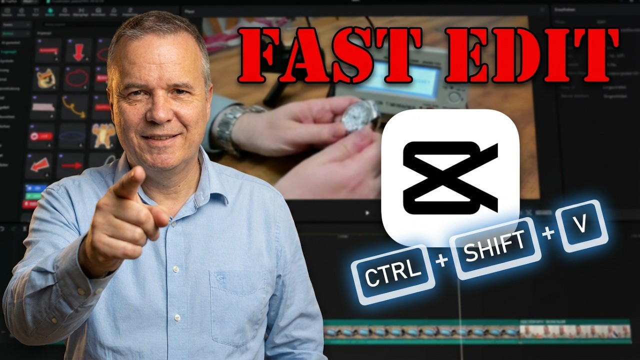 Attribute kopieren und einfügen / CapCut Videoeditor Software