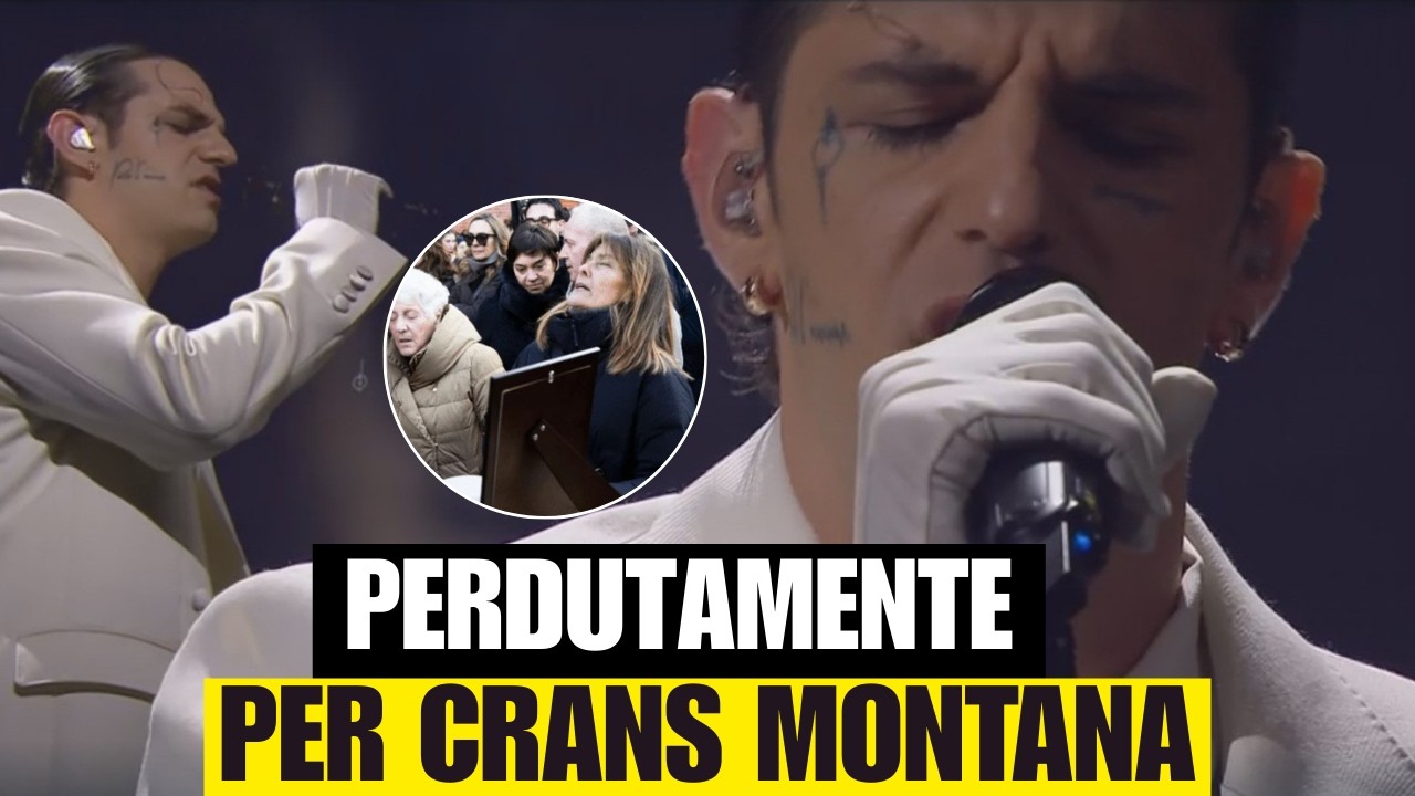 Achille Lauro emoziona il pubblico dell'Ariston con 
