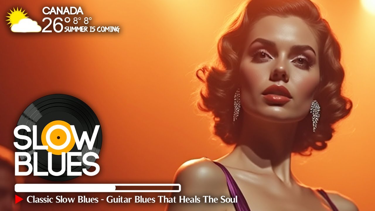 Midnight Slow Blues 🌙 Emotional Guitar Blues for Deep Reflection