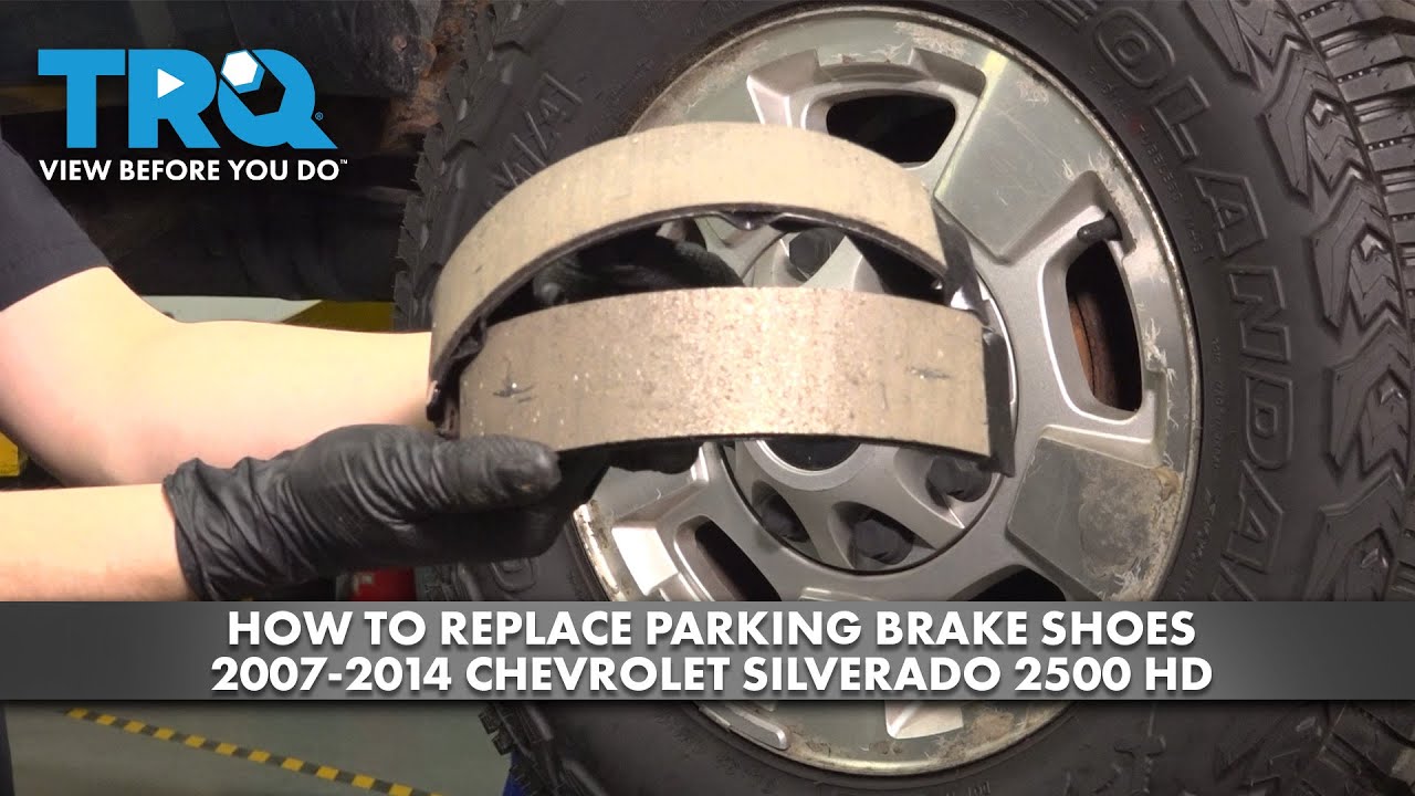 How to Replace Parking Brake Shoes 2007-2014 Chevrolet Silverado 2500 HD