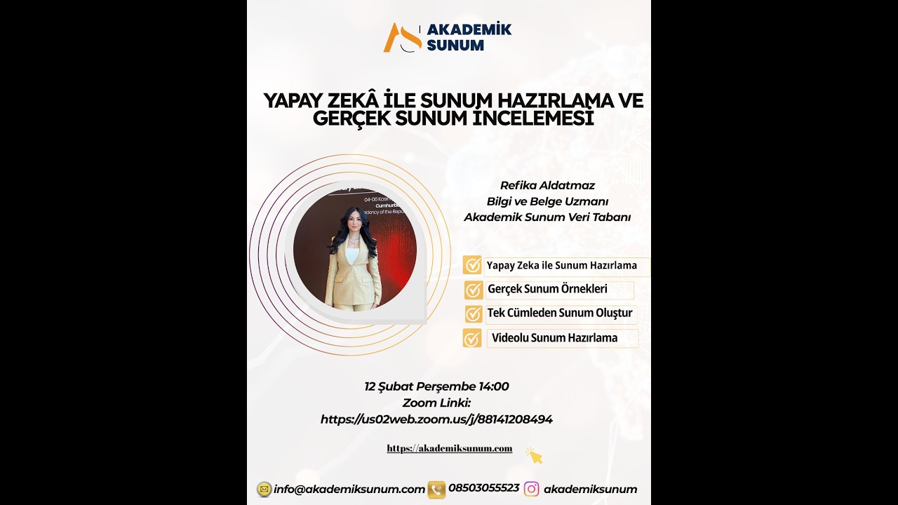 Yapay Zekâ ile Sunum Hazırlama ve Gerçek Sunum İncelemesi