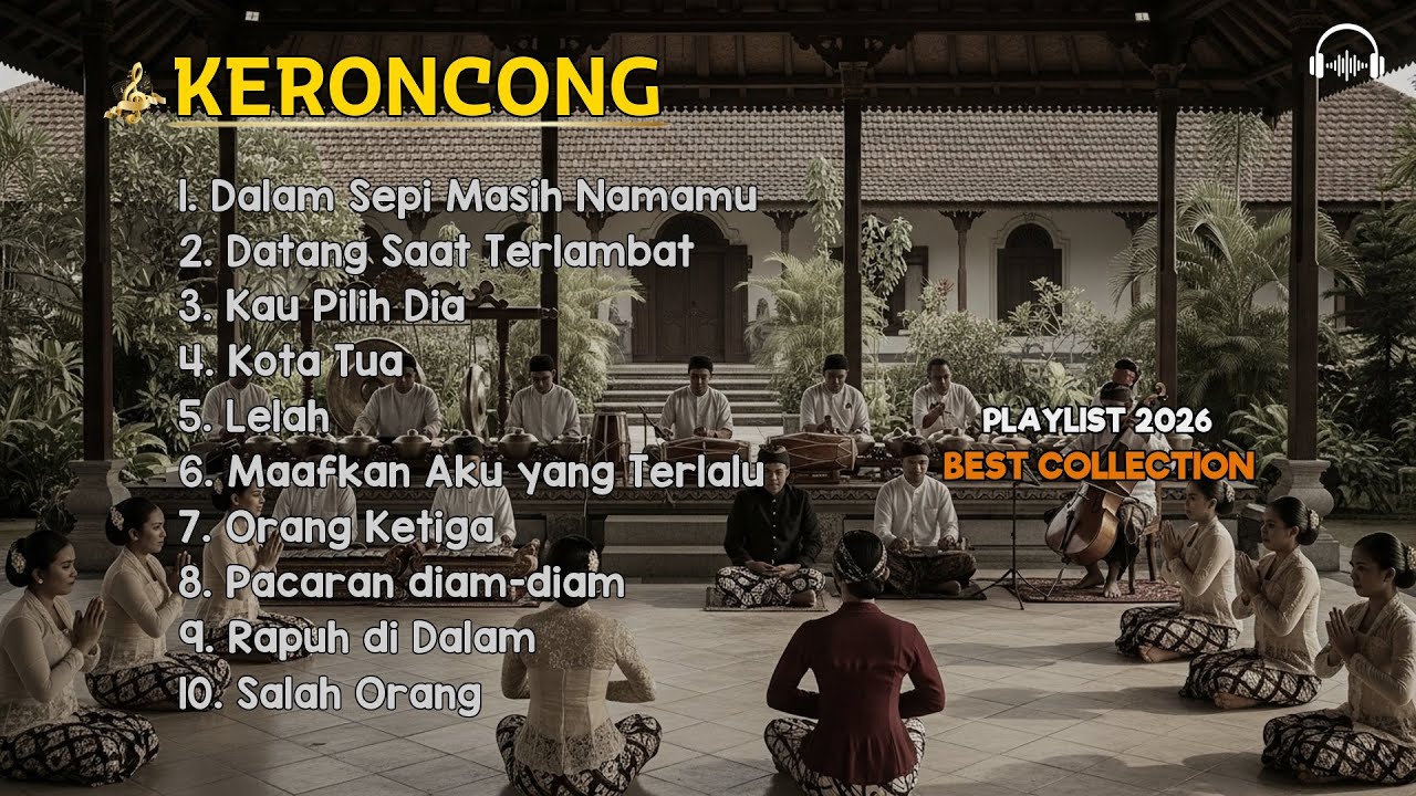 Keroncong Tradisional Nusantara Tempo Dulu | Irama Lawas Indonesia untuk Santai