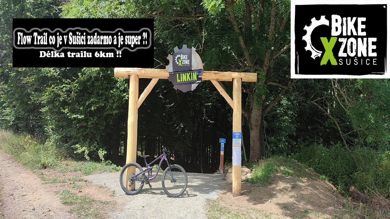 Vlog 171 MTB - New Flow Trail Linkin !! Sušice Bike X Zone !!