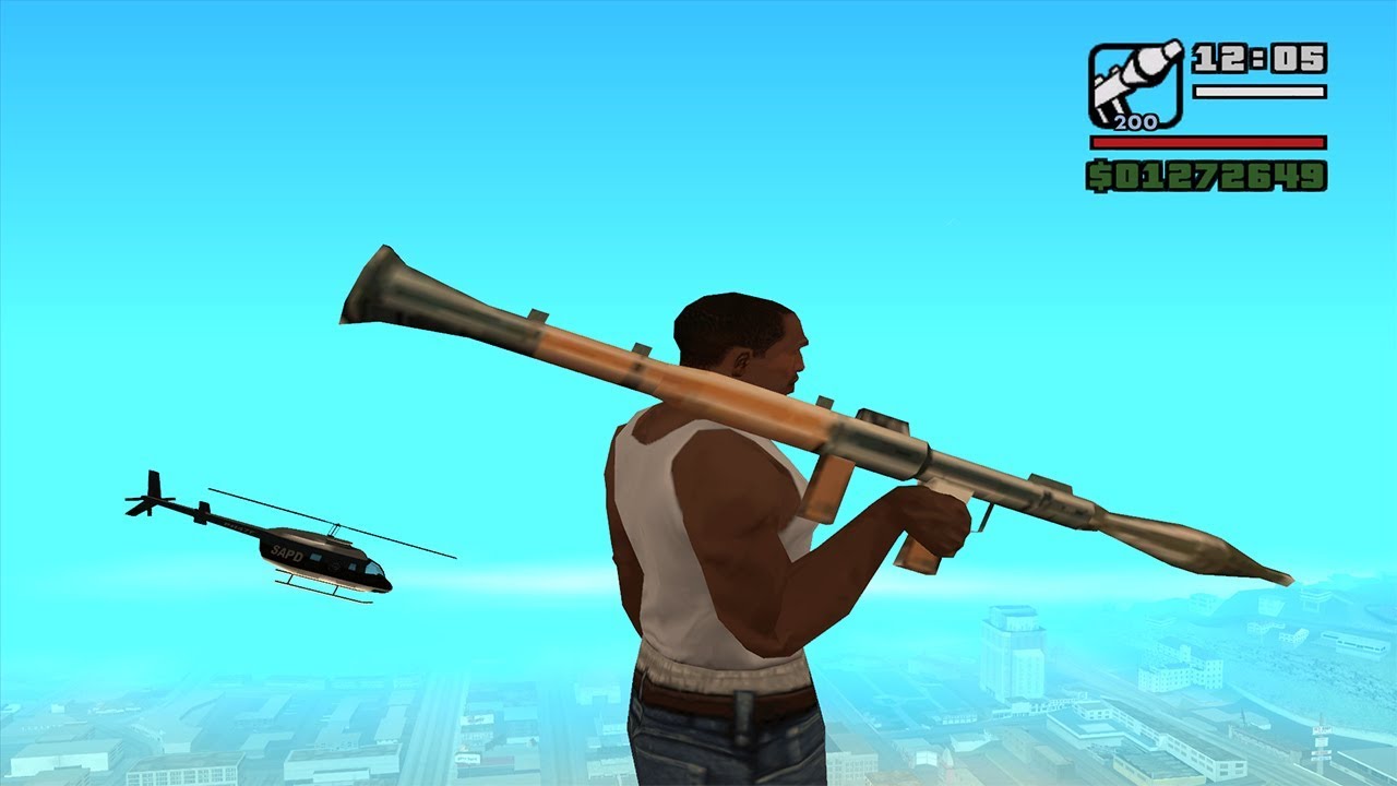 GTA San Andreas Top 10 Cheats