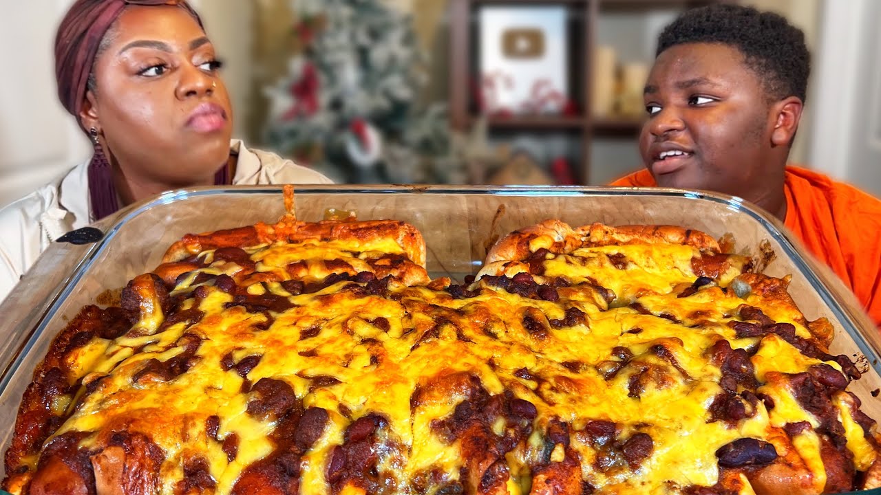 YOU ARE A CYCLE BREAKER!| CHEESY CHILI DOGS!| MUKBANG EATING SHOW!