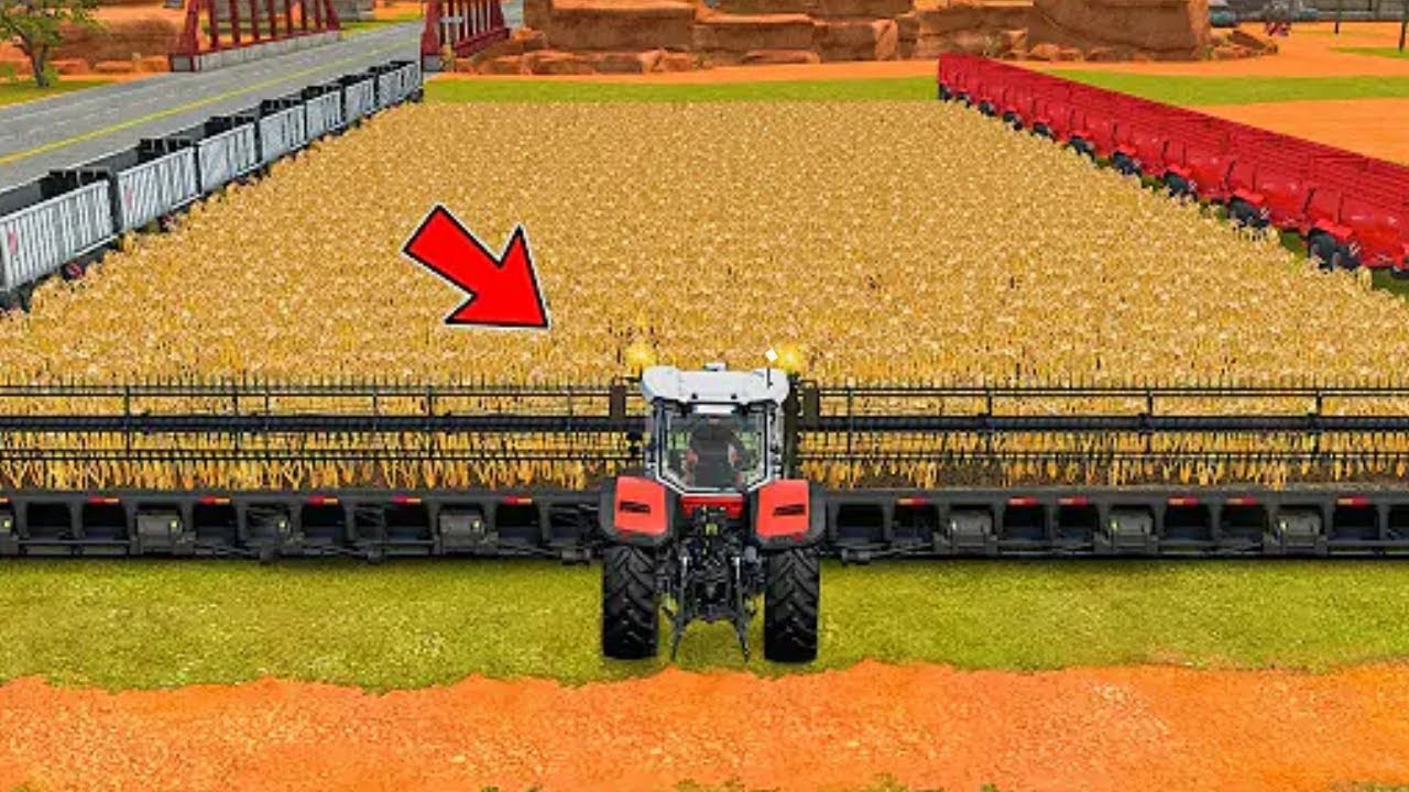 THE BIGGEST FIELD 😱AND BIGGEST HEADERS 💀