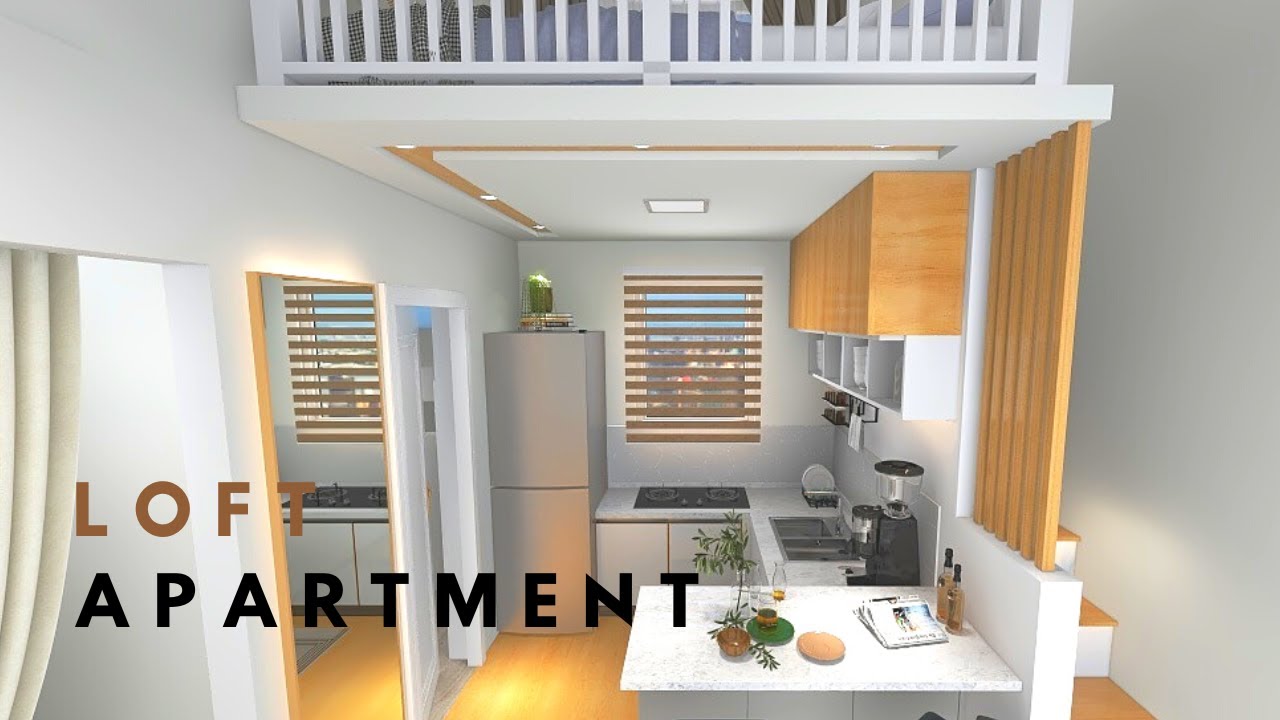 Inside a Tiny Loft Apartment 15sqm
