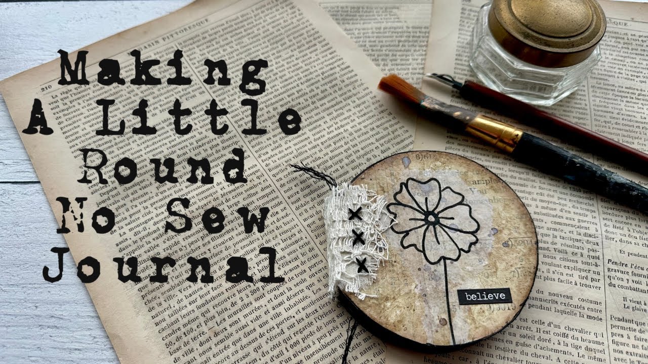 Making a Little Round Journal
