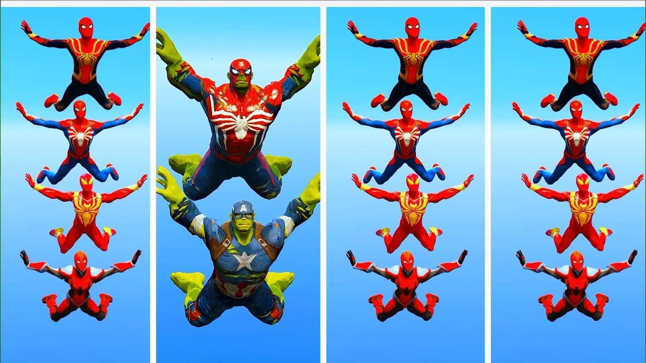 SUPERHERO MEGA BATTLE – SPIDERMAN 🆚 IRONMAN #45