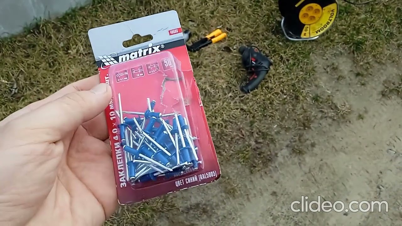 Монтаж Забора из Профнастила на ЗАКЛЁПКИ