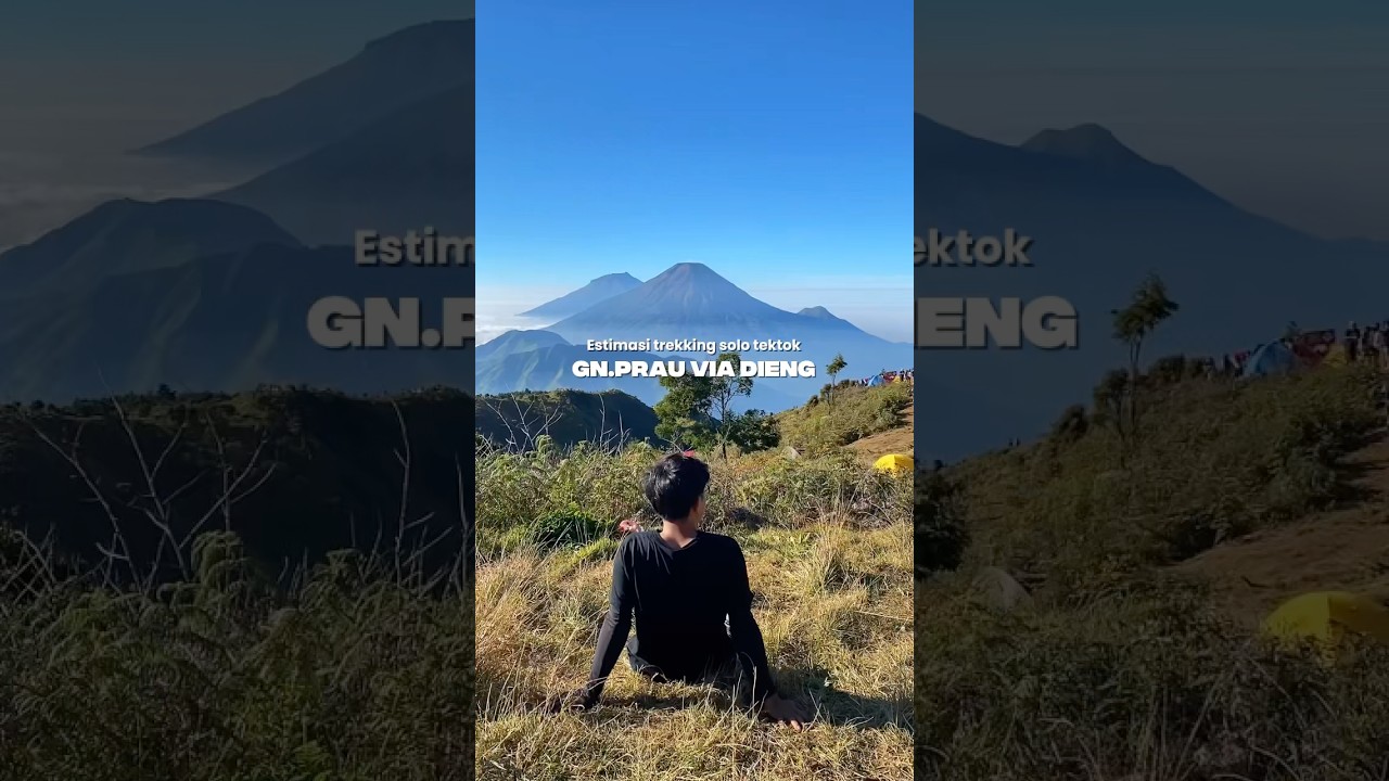 ESTIMASI TREKKING GUNUNG PRAU VIA DIENG 🍁 #gunungprau #wonosobo #mountains #pendakigunung