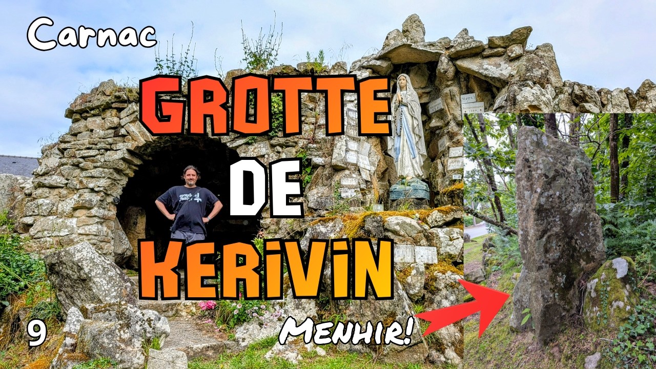 Un monument chrétien construit avec des mégalithes : l'impressionnante Grotte de Kerivin 😮
