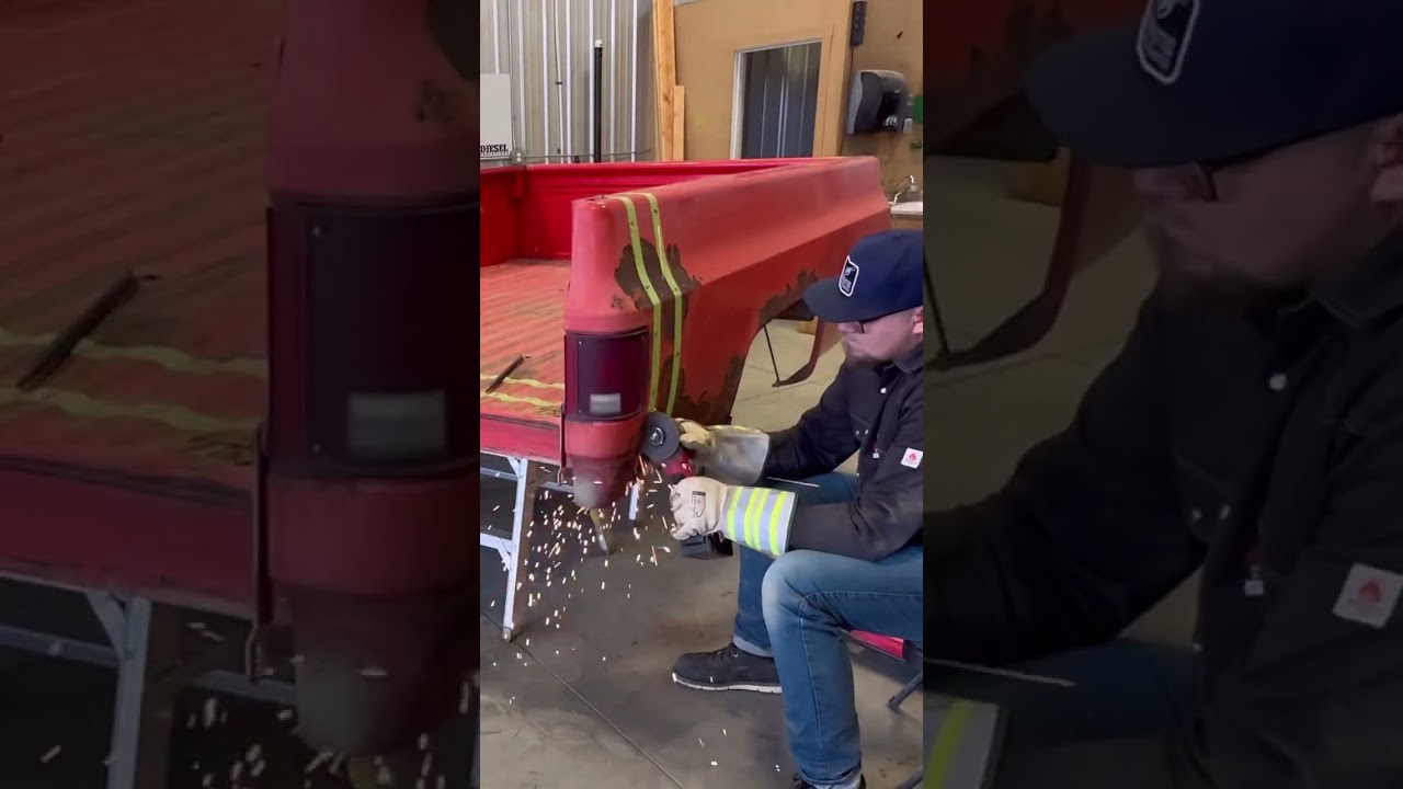 C10 short bed part 7 6&rdquo; off the back #c10 #squarebody #fabrication #diy #howto #shortbed #chevy