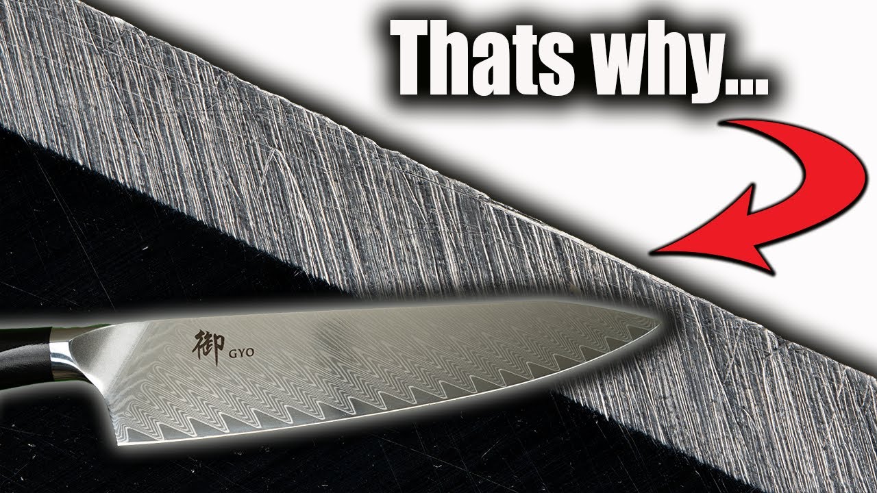 The Damascus Chefs Knife Edge Retention Investigation. (GEEKS ONLY)