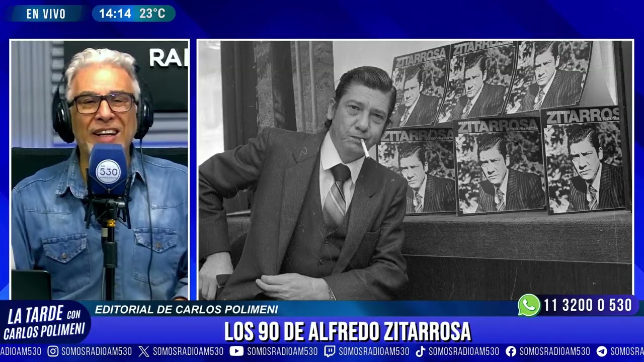 LOS 90 de ALFREDO ZITARROSA: EDITORIAL de CARLOS POLIMENI - AM 530