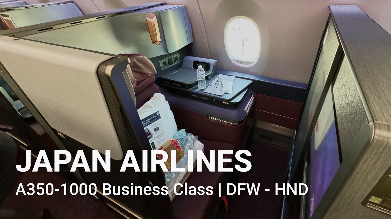 Japan Airlines (JAL) A350 Business Class | DFW - HND