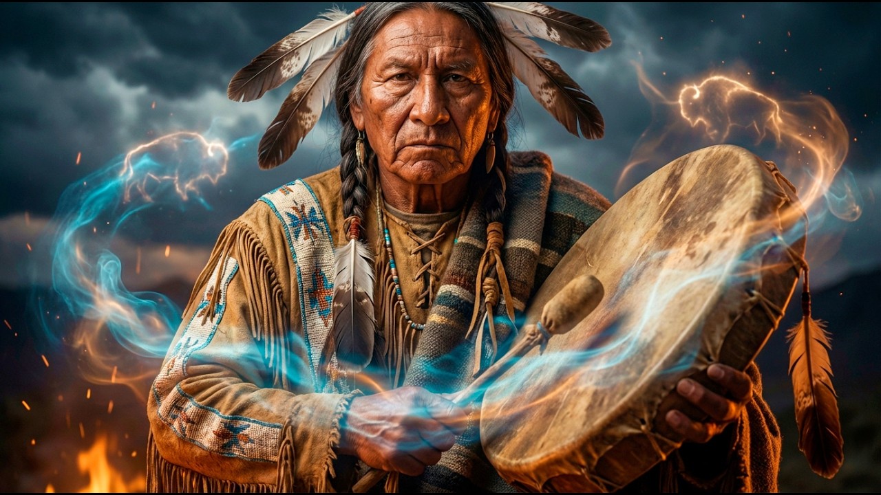 Native American Sacred Chant with Tribal Drums — Healing Shamanic Ritual