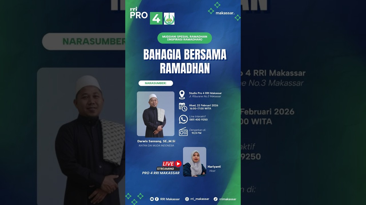 Bahagia Bersama Ramadhan - Minggu, 22 Februari 2026