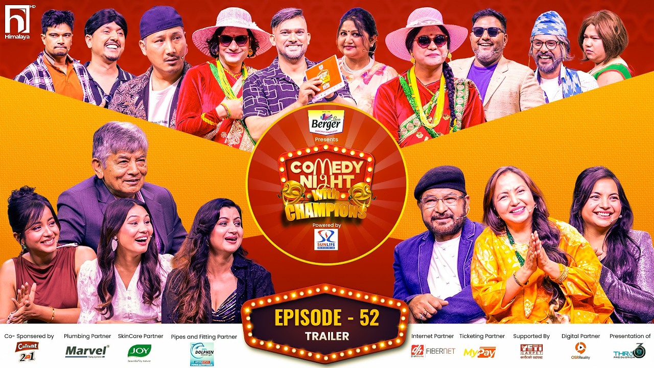 COMEDY NIGHT WITH CHAMPIONS | Episode 52 Trailer | Nepali Movie Pahaad Team | Tulsi Ghimirey