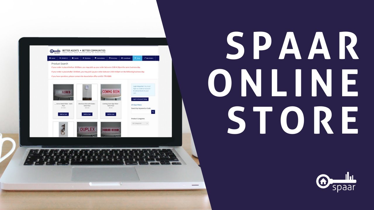 SPAAR Online Store