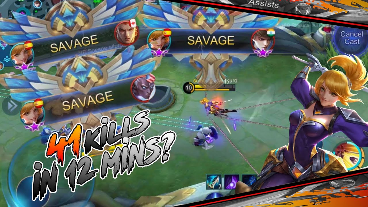 Mayhem Mode is Back! 3 SAVAGES IN ONE GAME || Kurosawa Taiki || Mobile Legends: Bang Bang